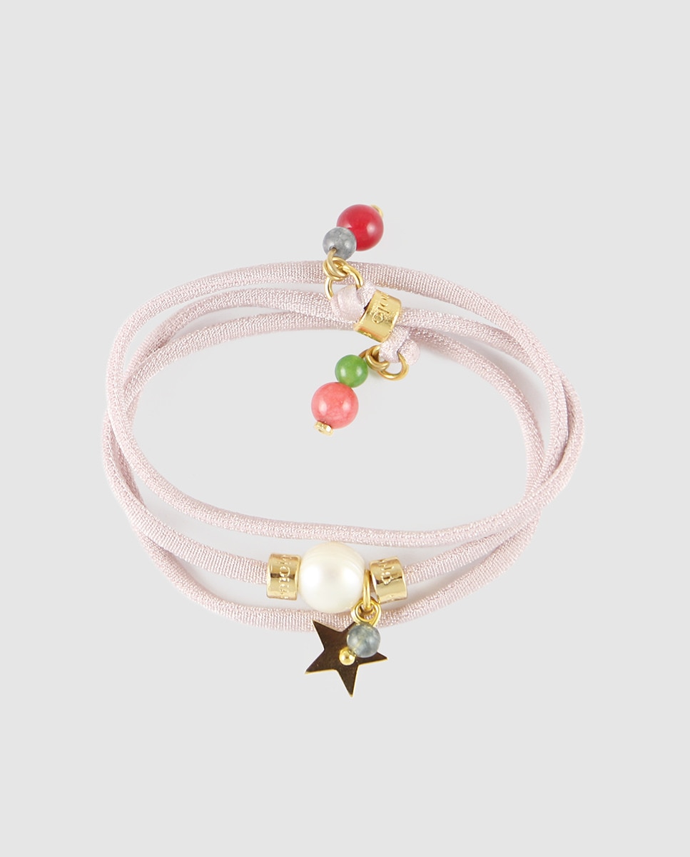 Pulsera Émolo Miz perla rosa claro Rosa claro-1