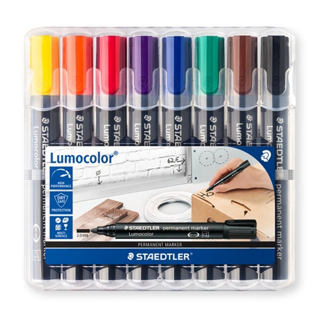 Imagen 0 de 8 Rotuladores Staedtler Lumocolor Permanentes