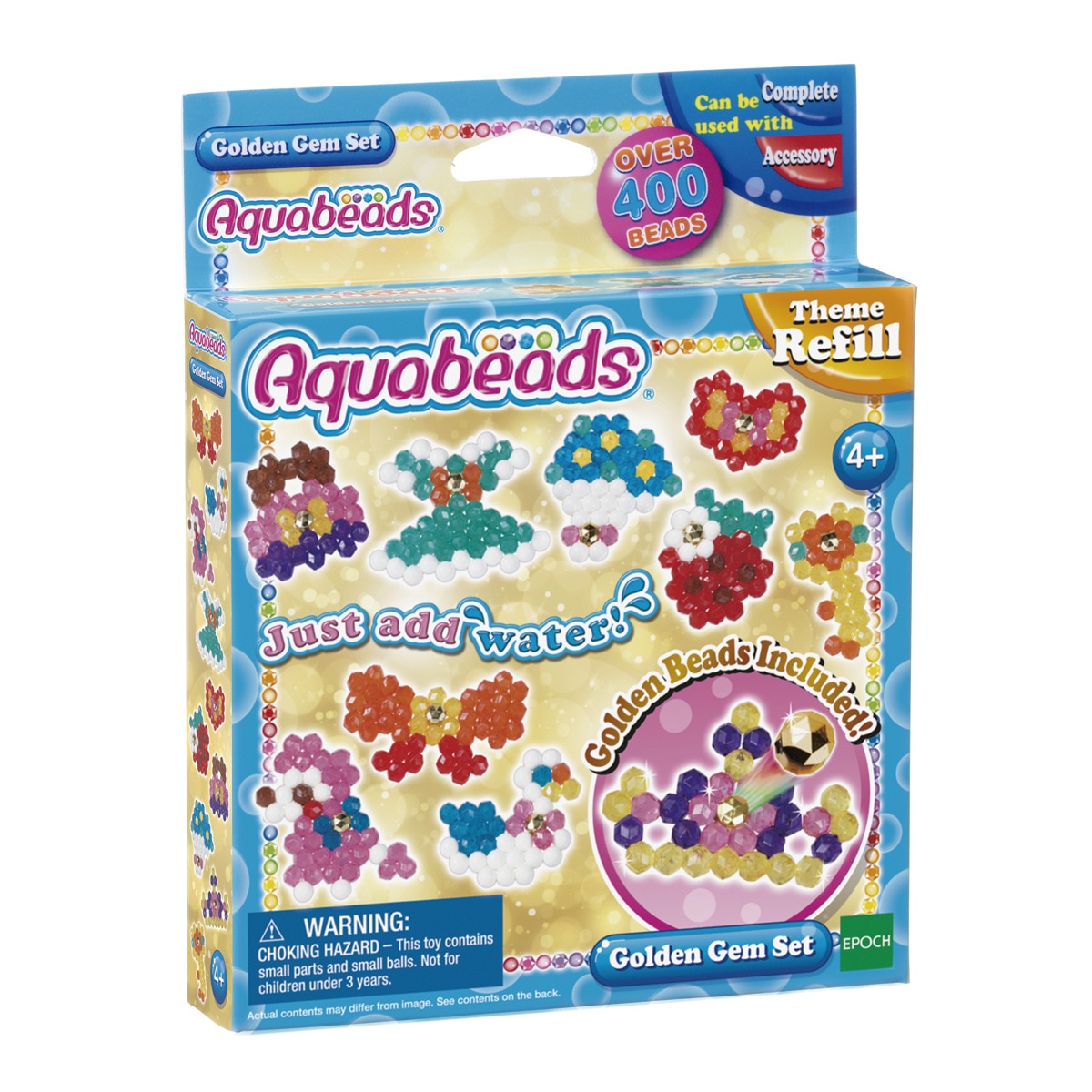 Aquabeads - Set Gemas Doradas