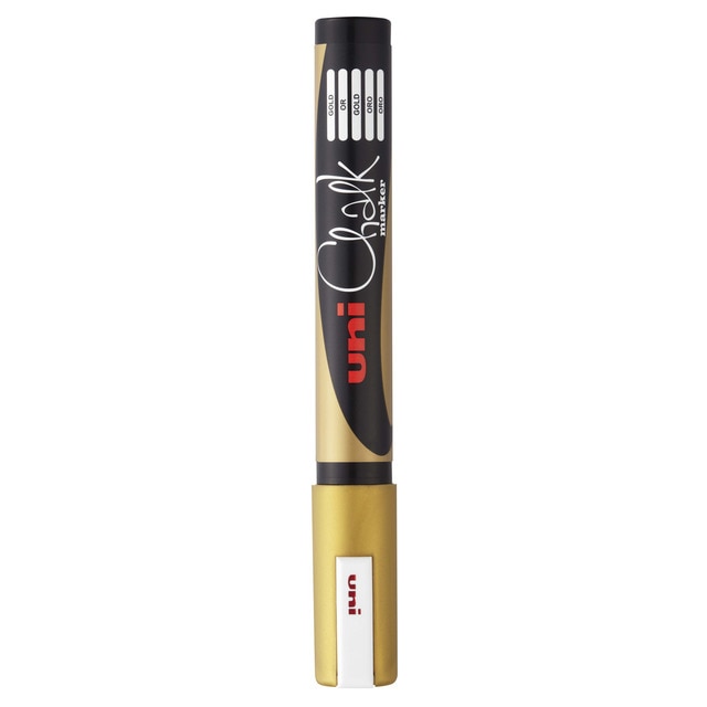 Imagem 0 de Marcador de Giz Líquido Uni Chalk 1,8-2,5 mm Dourado