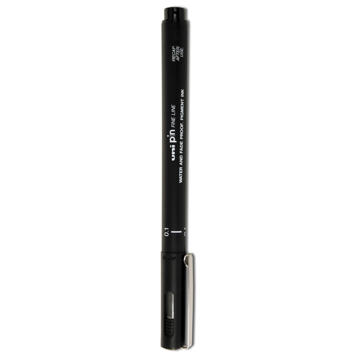 Marcador Calibrado Uni Pin - 01 mm - Preto Preto-1
