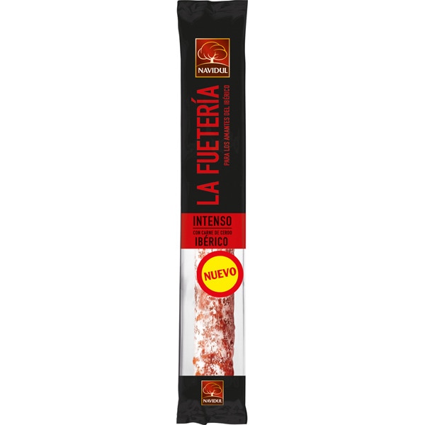 La Fuetería fuet intenso con carne de cerdo ibérico sin gluten pieza 150 g
