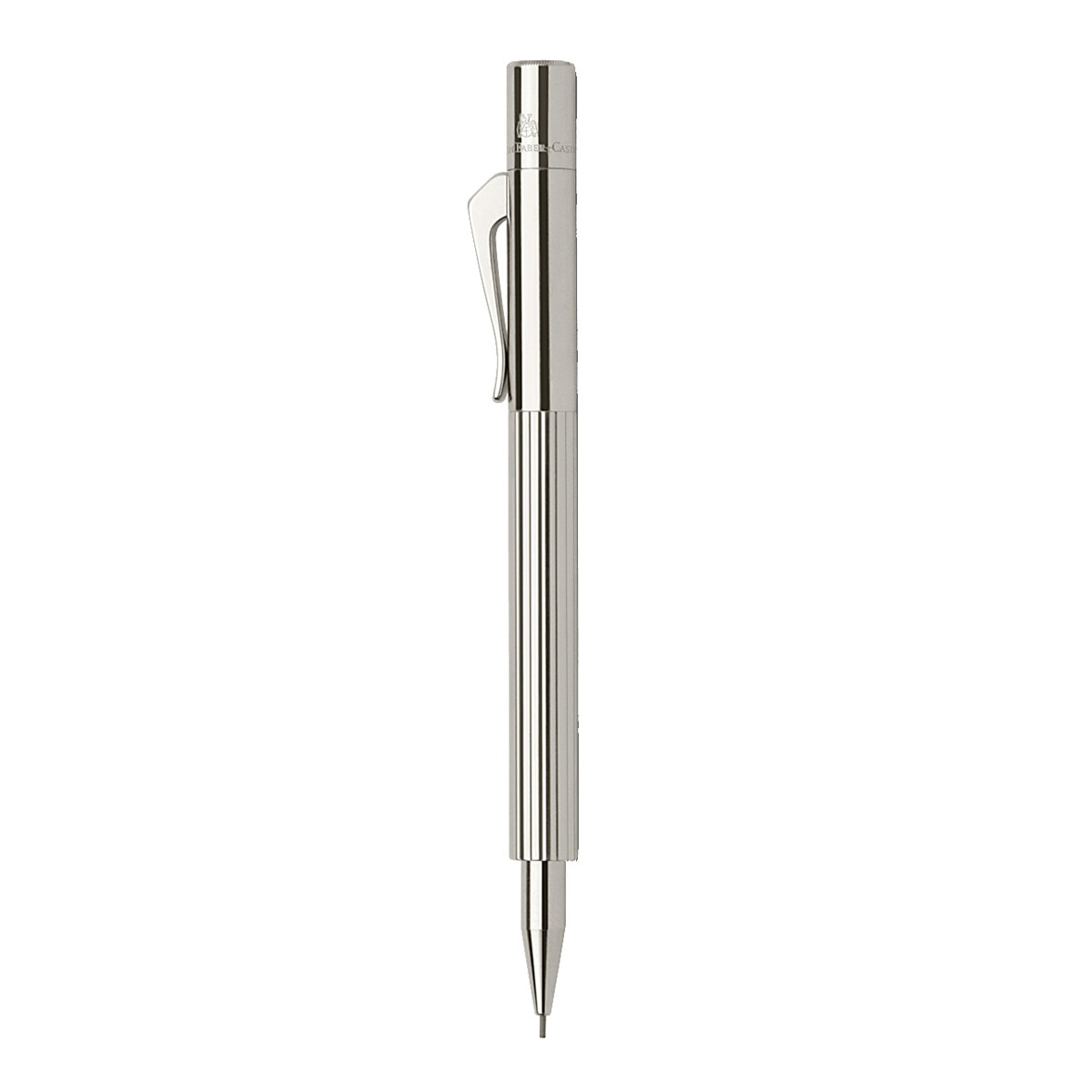 Lápis Platina Pocket Pen 0,7 Graf Von Faber-Castell Prateado Prateado-1