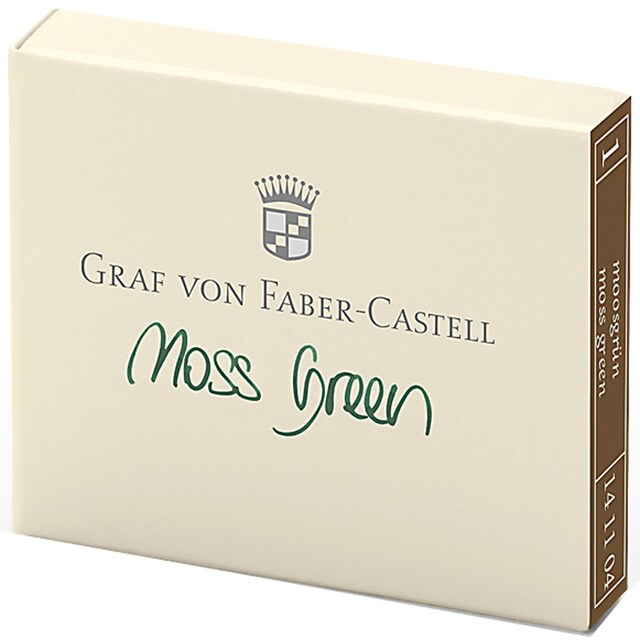 Imagen 0 de Caja Con 6 Cartuchos Graf Von Faber-Castell Verde