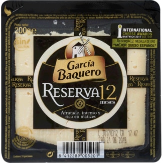 Queijo Reserva Cunha unidade 200 g - García Baquero