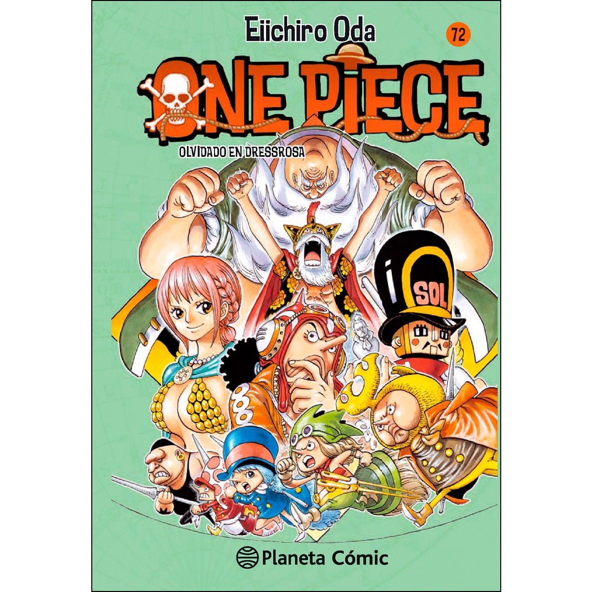 Imagen 0 de One Piece nº 072: Olvidado en Dressrosa  (Tapa blanda con sobrecubierta)