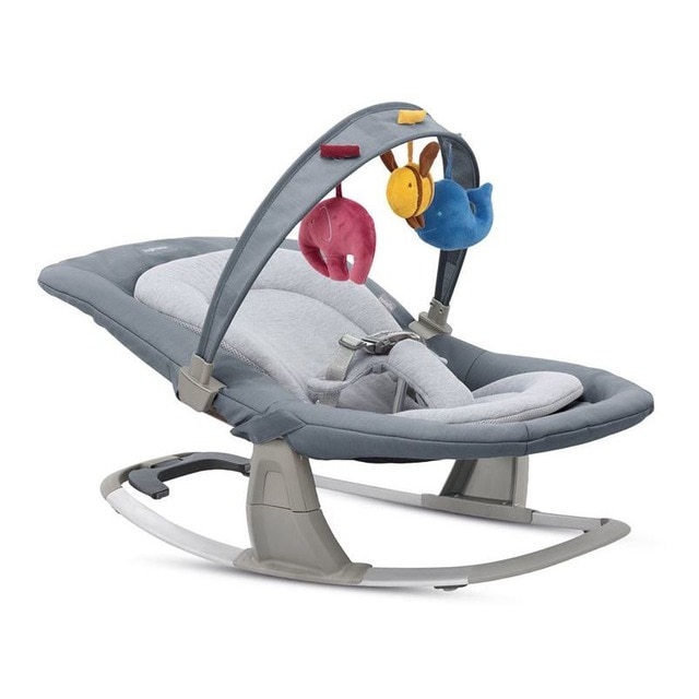 Imagem 0 de Espreguiçadeira Inglesina Lounge Rocking Chair Sugar cinzento-claro