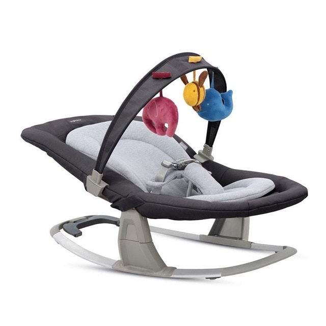 Imagem 0 de Espreguiçadeira Inglesina Lounge Rocking Chair Pepper cinzento-escuro