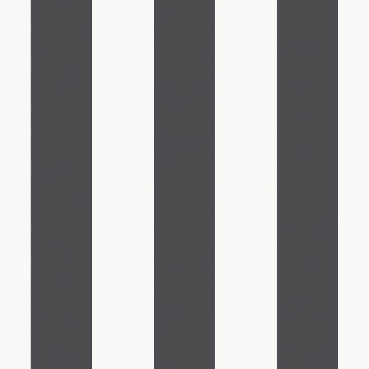 Papel de parede às riscas Basic El Corte Inglés Preto-1