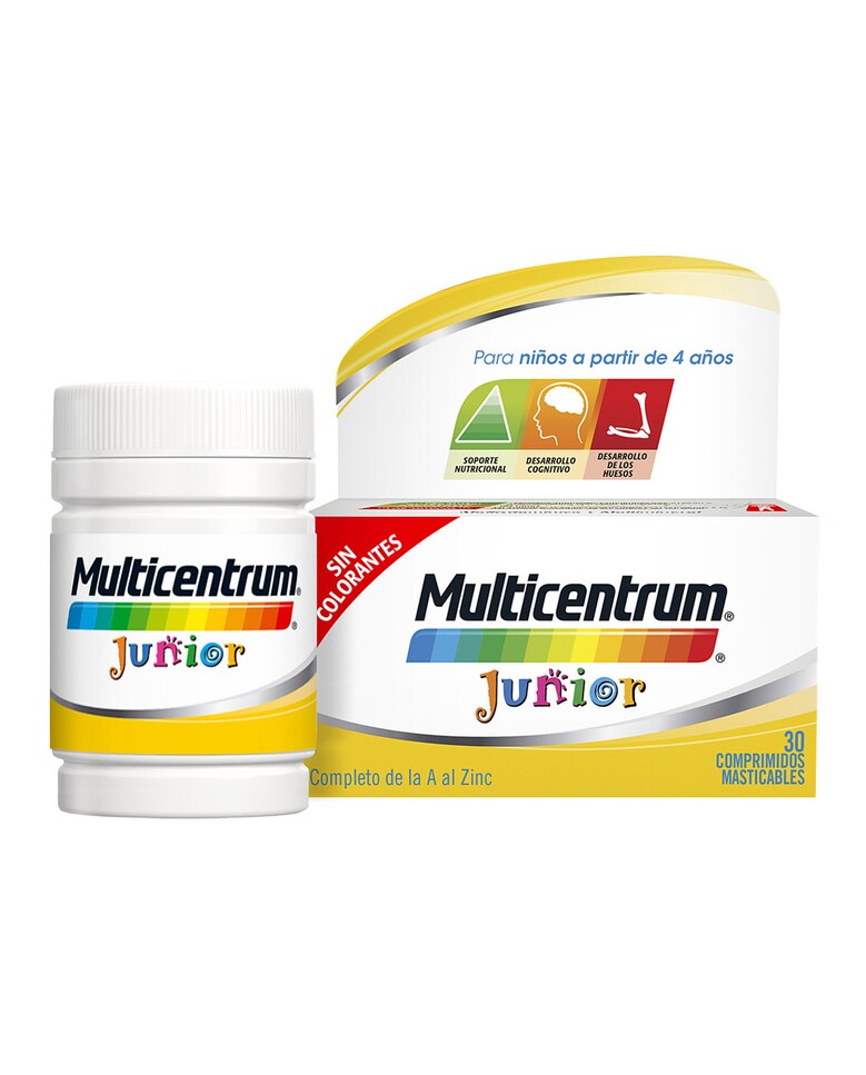 Comprimidos masticables Junior Multicentrum 2