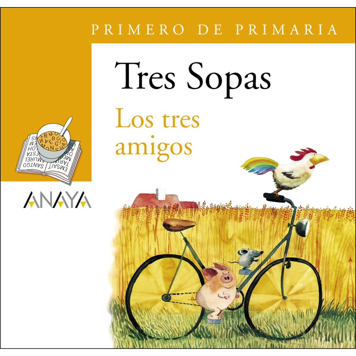 Blíster "Los tres amigos" 1º Primaria (Capa mole com abas) 1