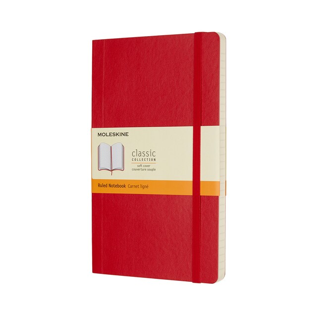 Imagen 0 de Cuaderno Classic Large Tapa Blanda Hojas Rayadas Moleskine Rojo