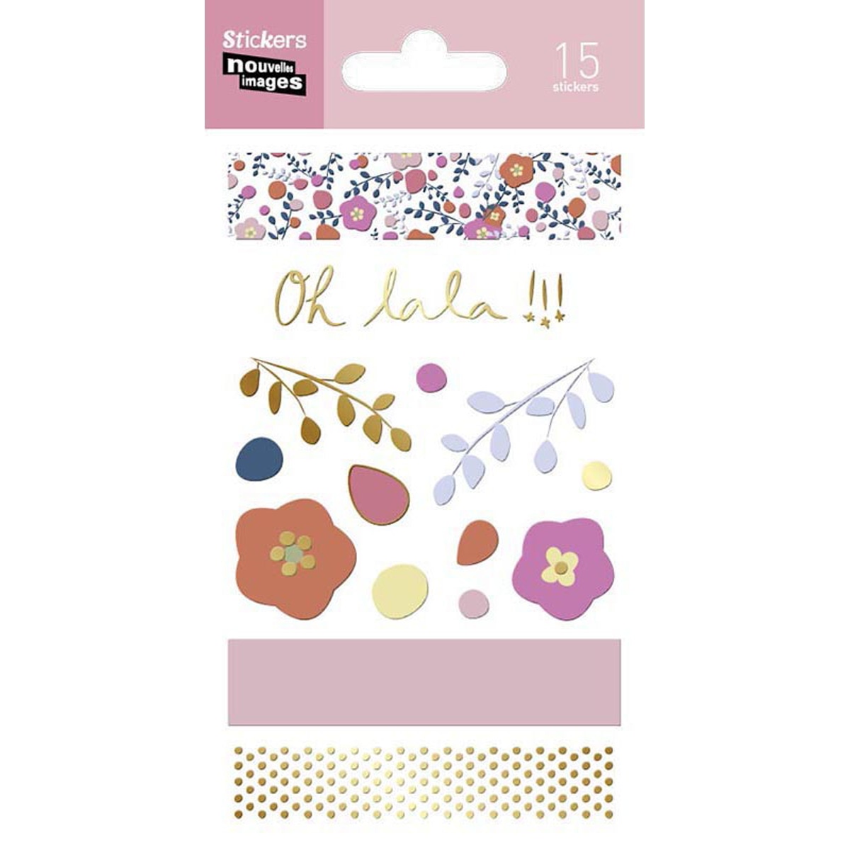 Stickers Nouvelles Images Cinta y Flores · NOUVELLES IMAGES SA · El