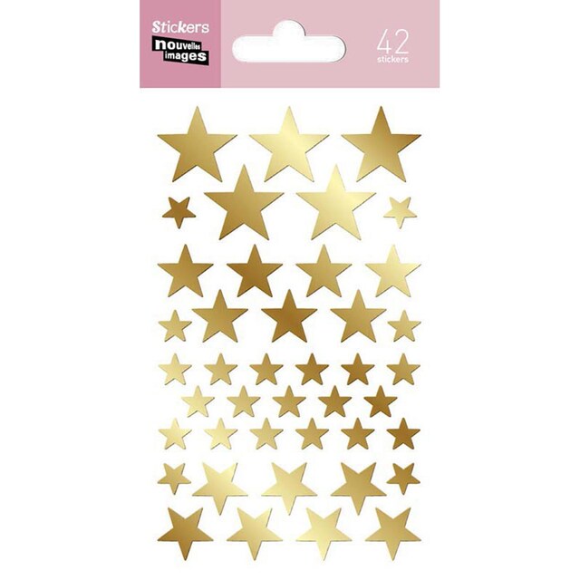 Imagem 0 de Autocolante Estrelas Dourada