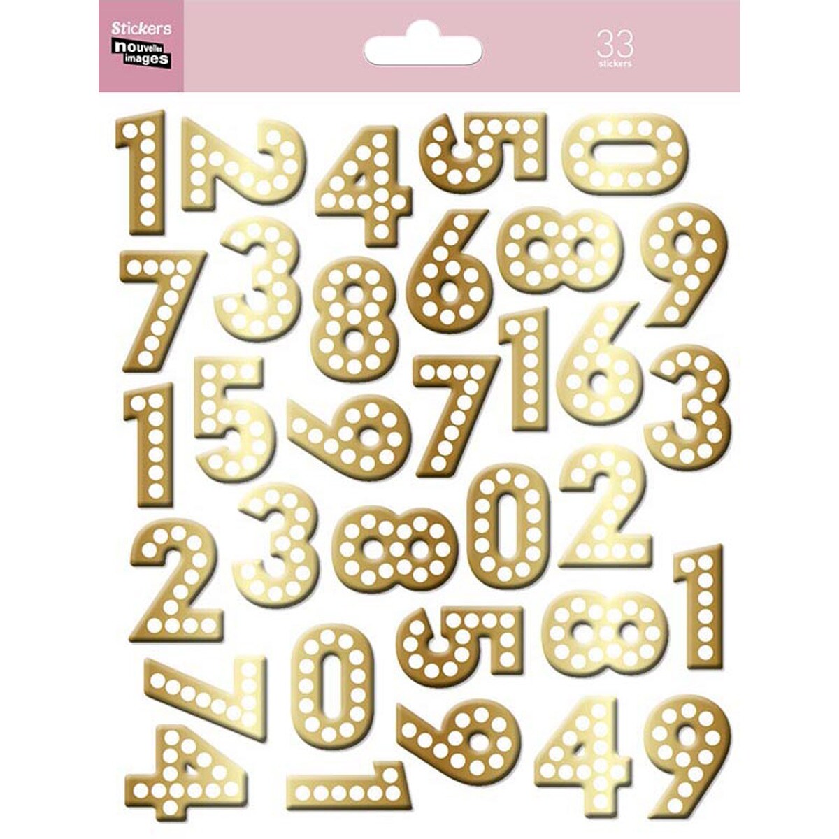 Stickers Nouvelles Images Nouvelles Images Números Oro · NOUVELLES