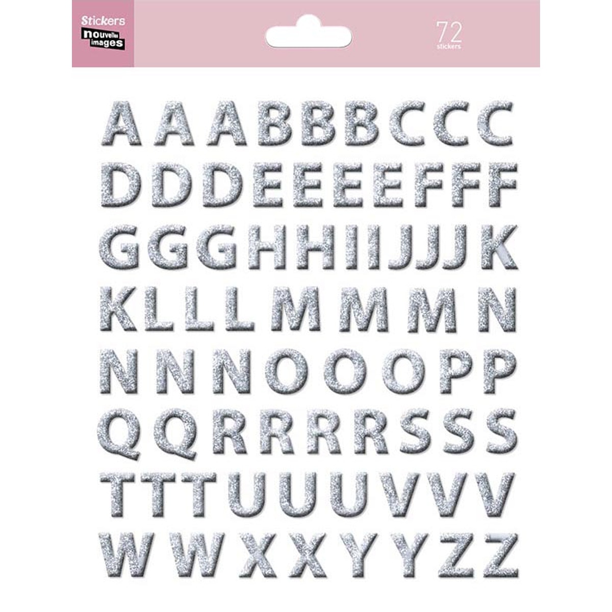 Stickers Nouvelles Draeger Letras Plata 1