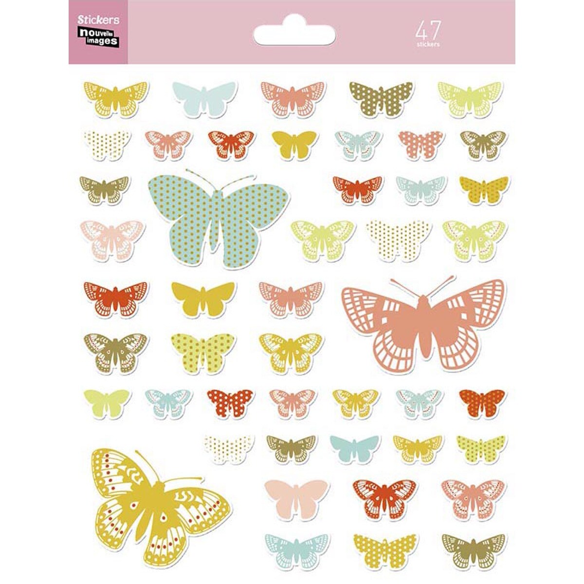 Stickers Nouvelles Images Mariposas Plata · NOUVELLES IMAGES SA · El
