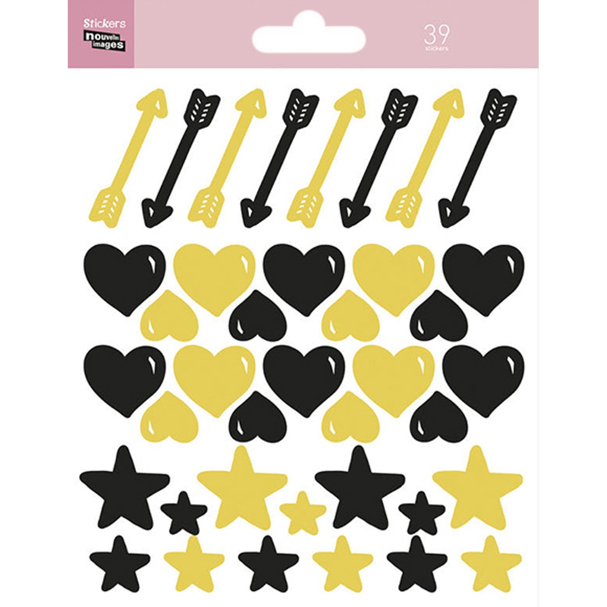 Sticker Nouvelles Images Estrela, Coração e Flores 1