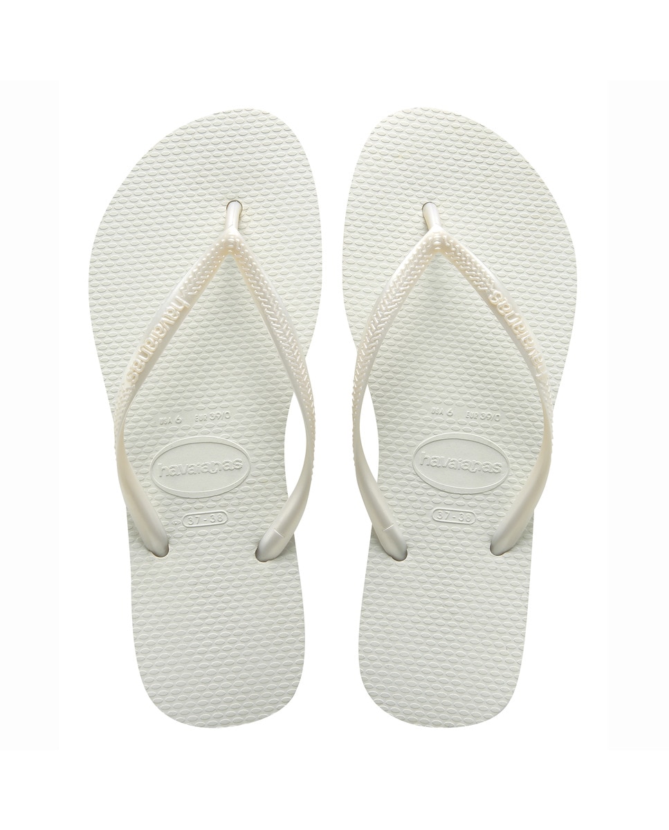 Chinelos Slim Branco-4