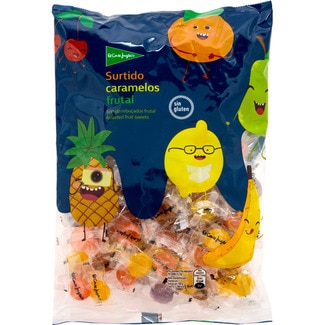 caramelos duros surtidos frutales sin gluten bolsa 500 g - El Corte Ingles