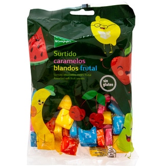 caramelos blandos surtidos frutales sin gluten bolsa 300 g - El Corte Ingles