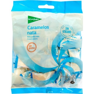 caramelos duros de nata sin azúcares y sin gluten bolsa 90 g - El Corte Ingles