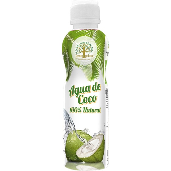agua de coco 100% Natural botella 50 cl