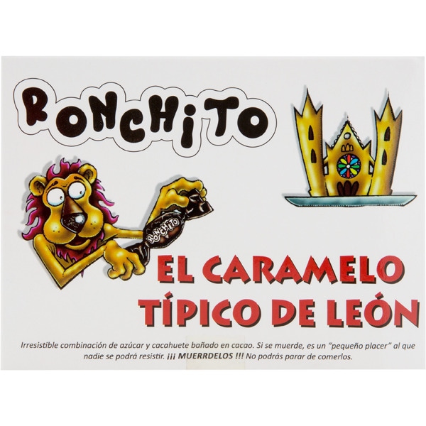 Ronchitos caramelos de cacahuete bañados en cacao caja 250 g
