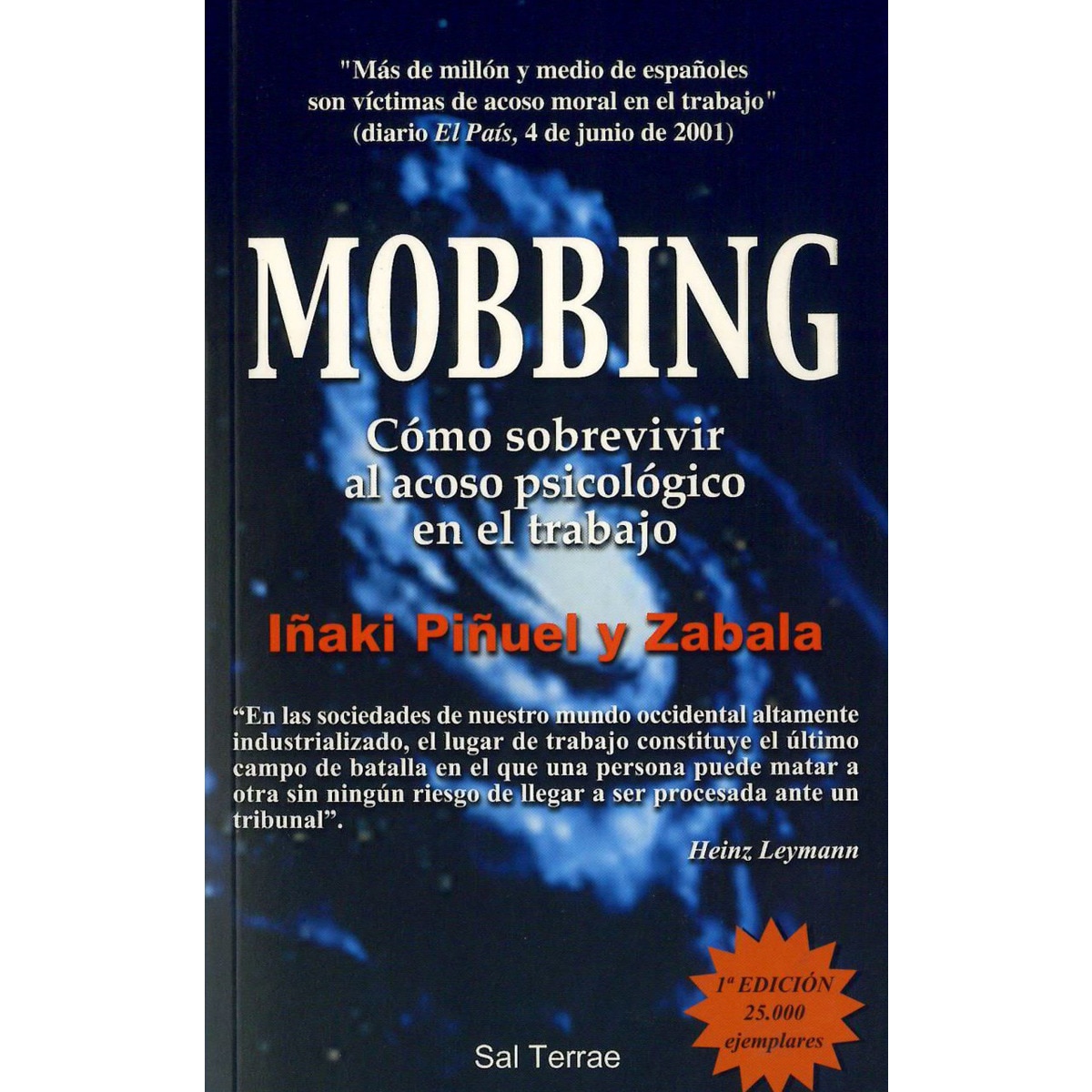 Imagem 0 de Mobbing: Cómo sobrevivir al acoso psicológico en el trabajo(Tapa blanda)