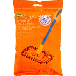 recambio mopa microfibra extensible limpia y abrillanta todo tipo de suelos bolsa 1 unidad - El Corte Ingles