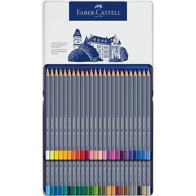 Imagen 0 de Estuche de Metal Goldfaber Faber-Castell con 48 Lápices Acuarelables