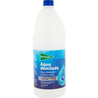 agua destilada normal botella 2 l - El Corte Ingles