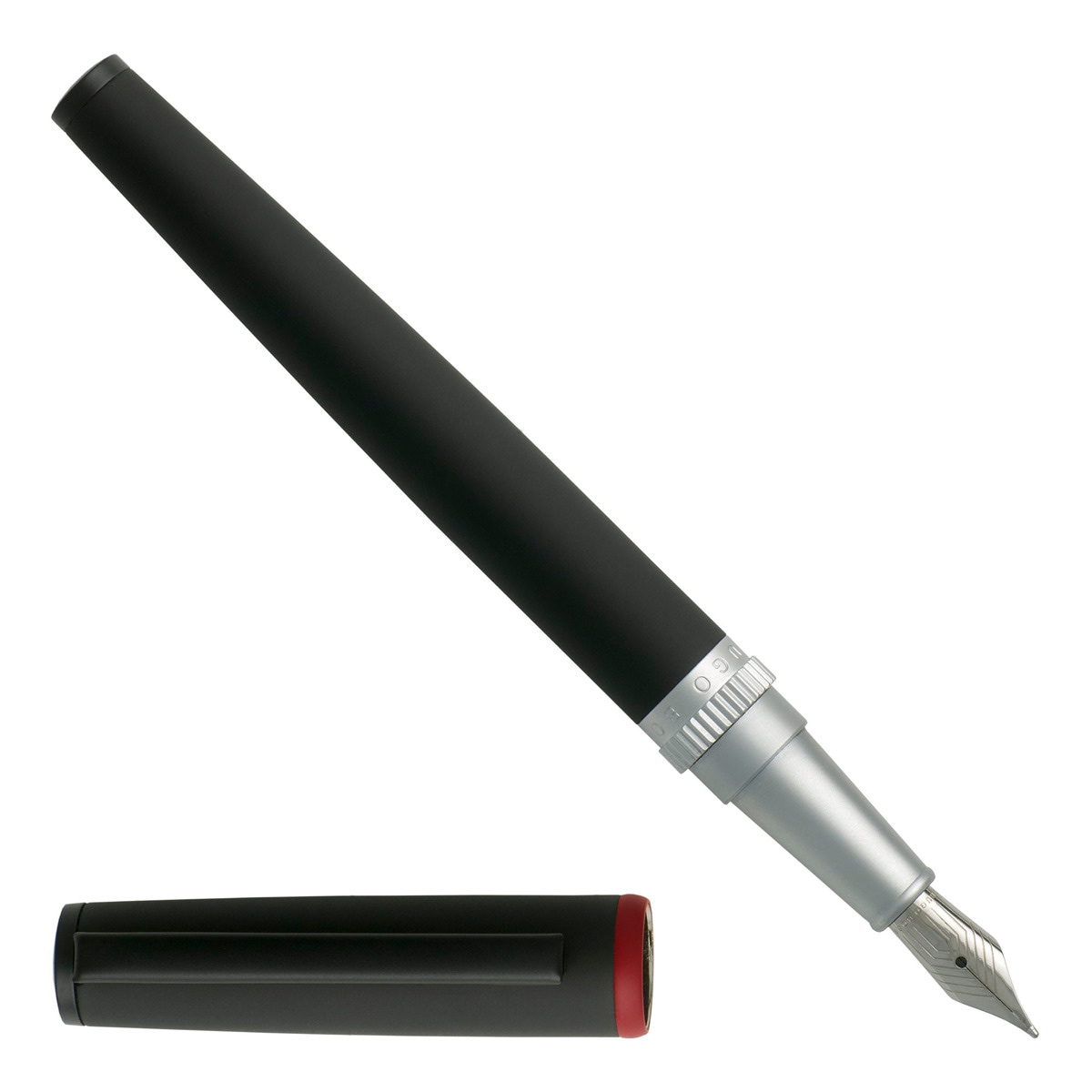 Imagem 0 de Caneta de aparo Gear preta/vermelha