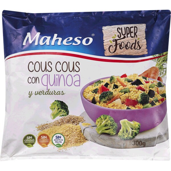Maheso Couscous com Quinoa e Verduras embalagem 300 g