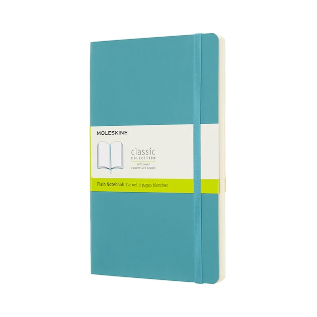 Imagen 0 de Cuaderno Tapa Blanda Hojas Lisas Classic Moleskine Azul Arrecife