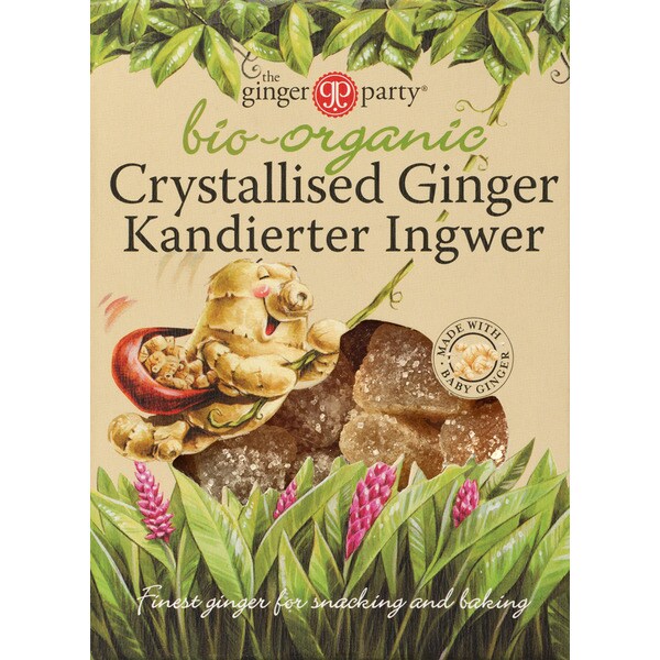 Ginger People Gengibre Cristalizado Biológico embalagem 84 g