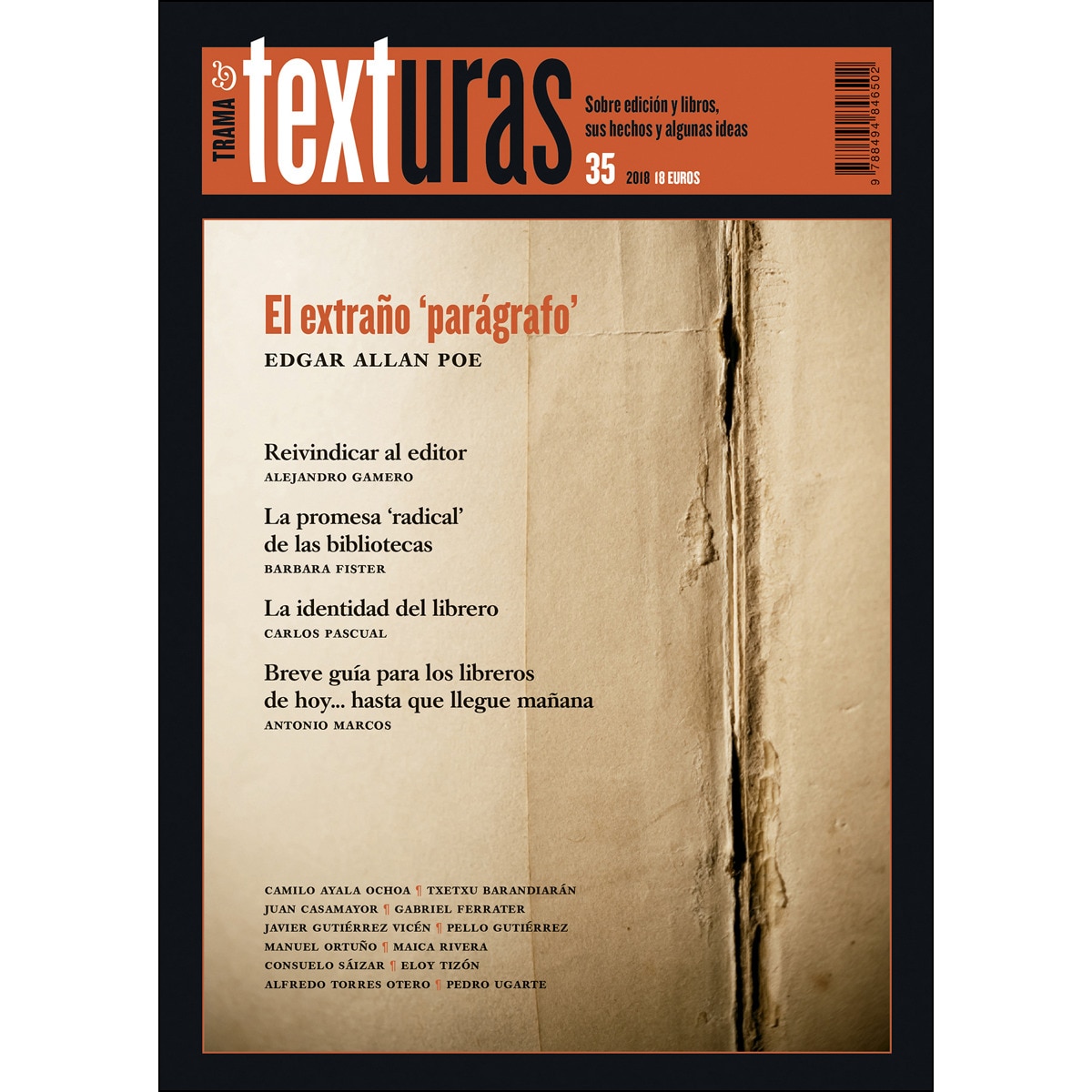 Texturas 35: La Identidad Del Librero 1