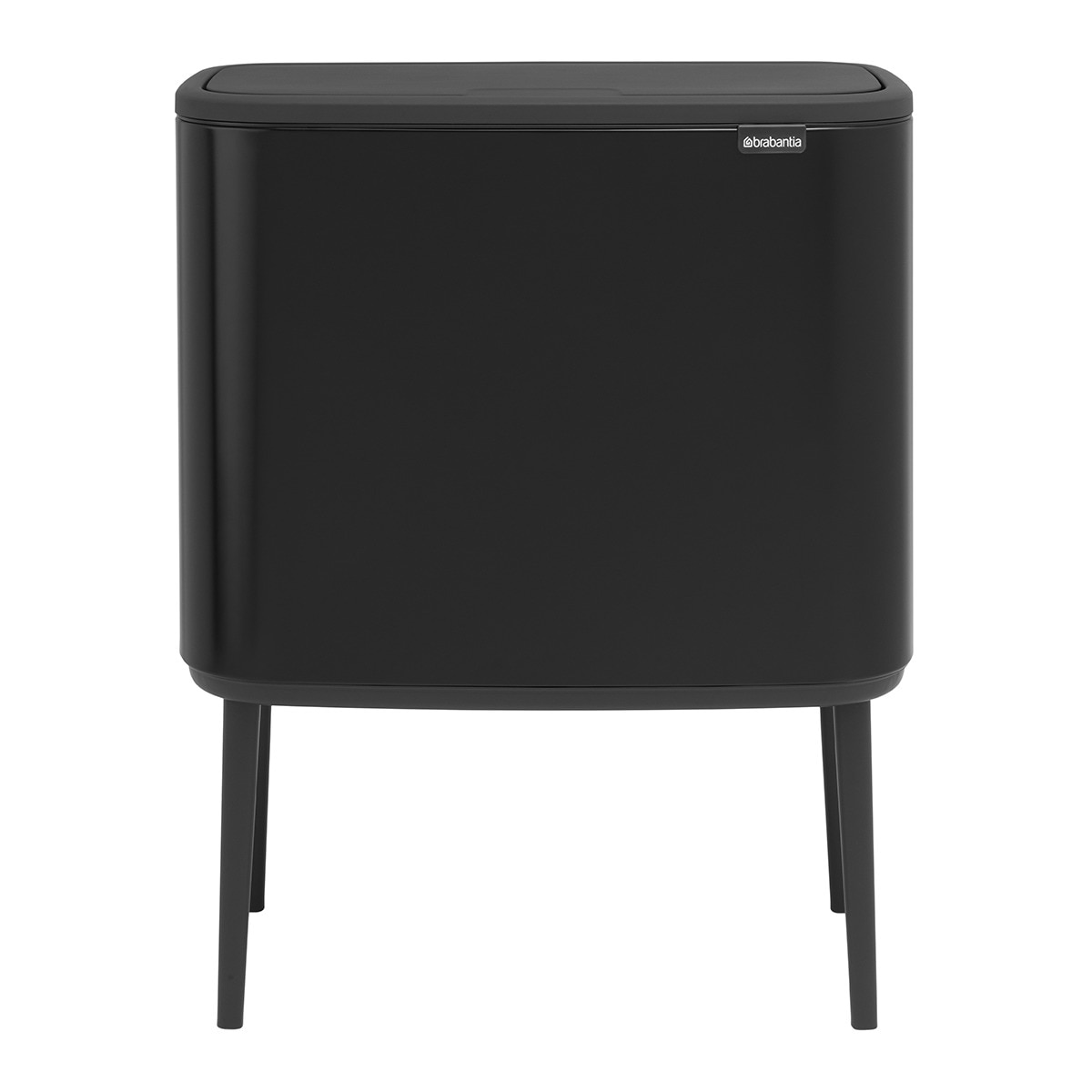 Balde do Lixo para Reciclagem BO Touch Bin 3 X 11 L Preto-1