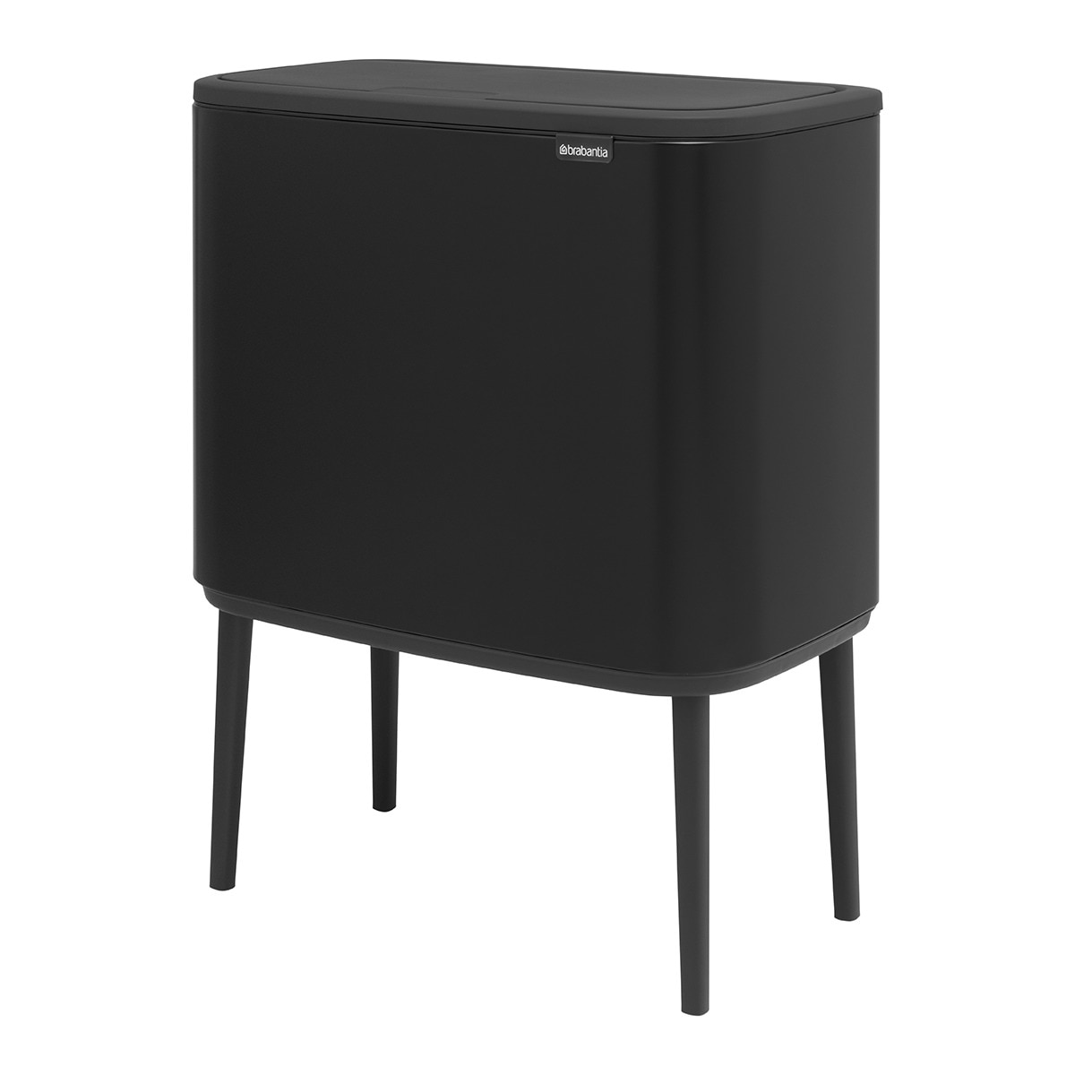 Balde do Lixo para Reciclagem BO Touch Bin 3 X 11 L Preto-3