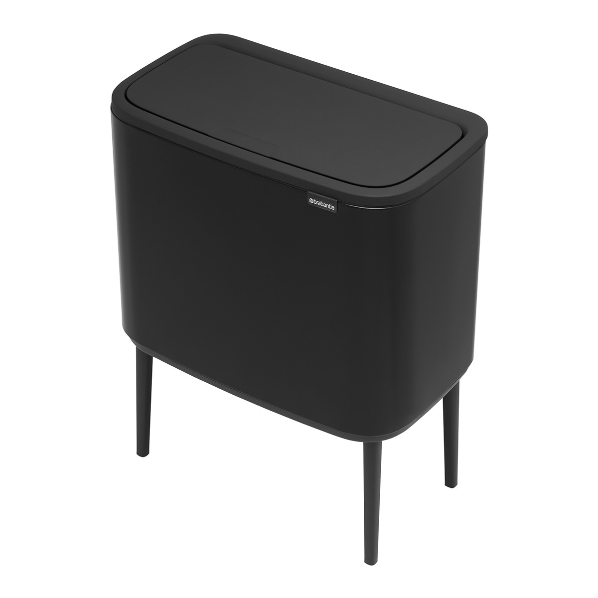 Balde do Lixo para Reciclagem BO Touch Bin 3 X 11 L Preto-4