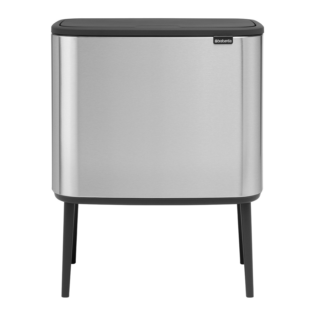 Balde do Lixo para Reciclagem BO Touch Bin 3 X 11 L Aço-1
