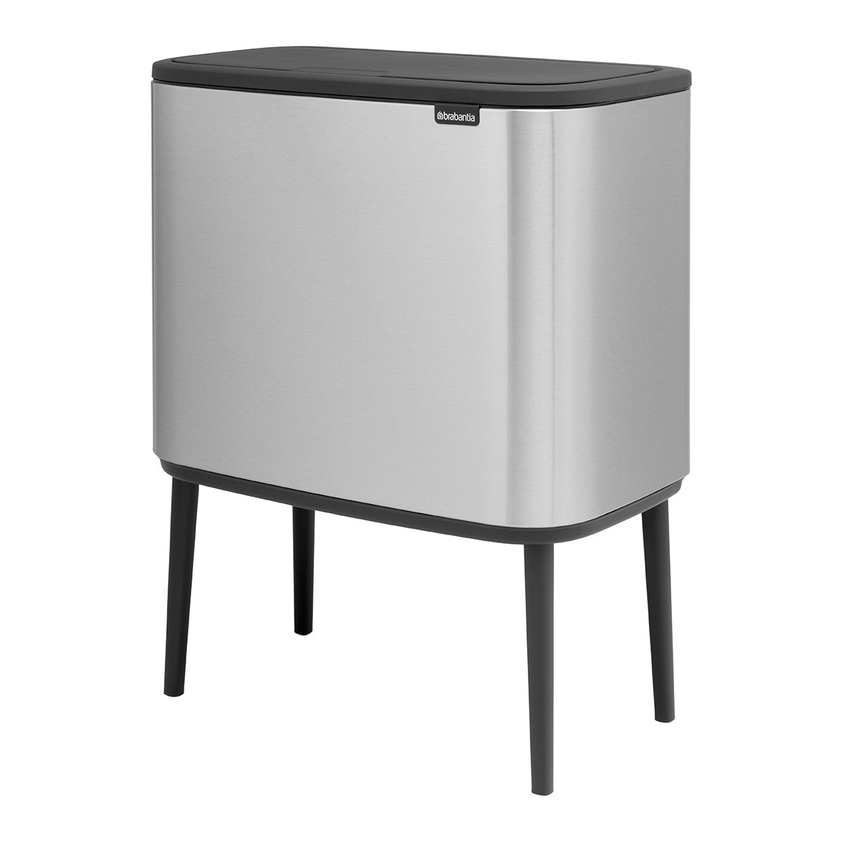 Balde do Lixo para Reciclagem BO Touch Bin 3 X 11 L Aço-3