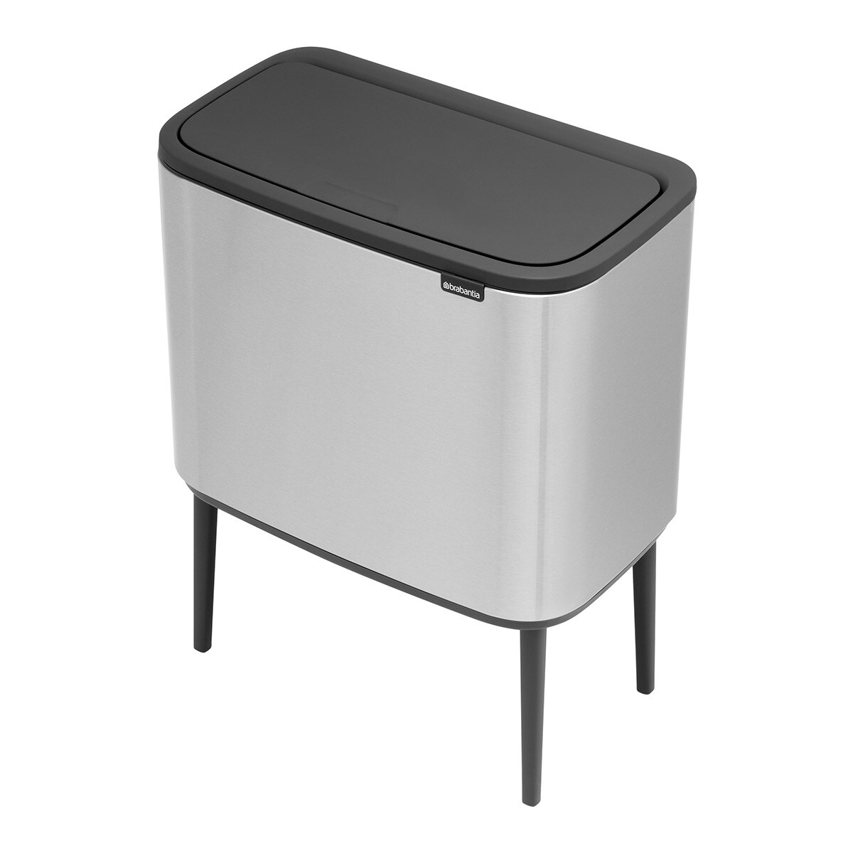 Balde do Lixo para Reciclagem BO Touch Bin 3 X 11 L Aço-4