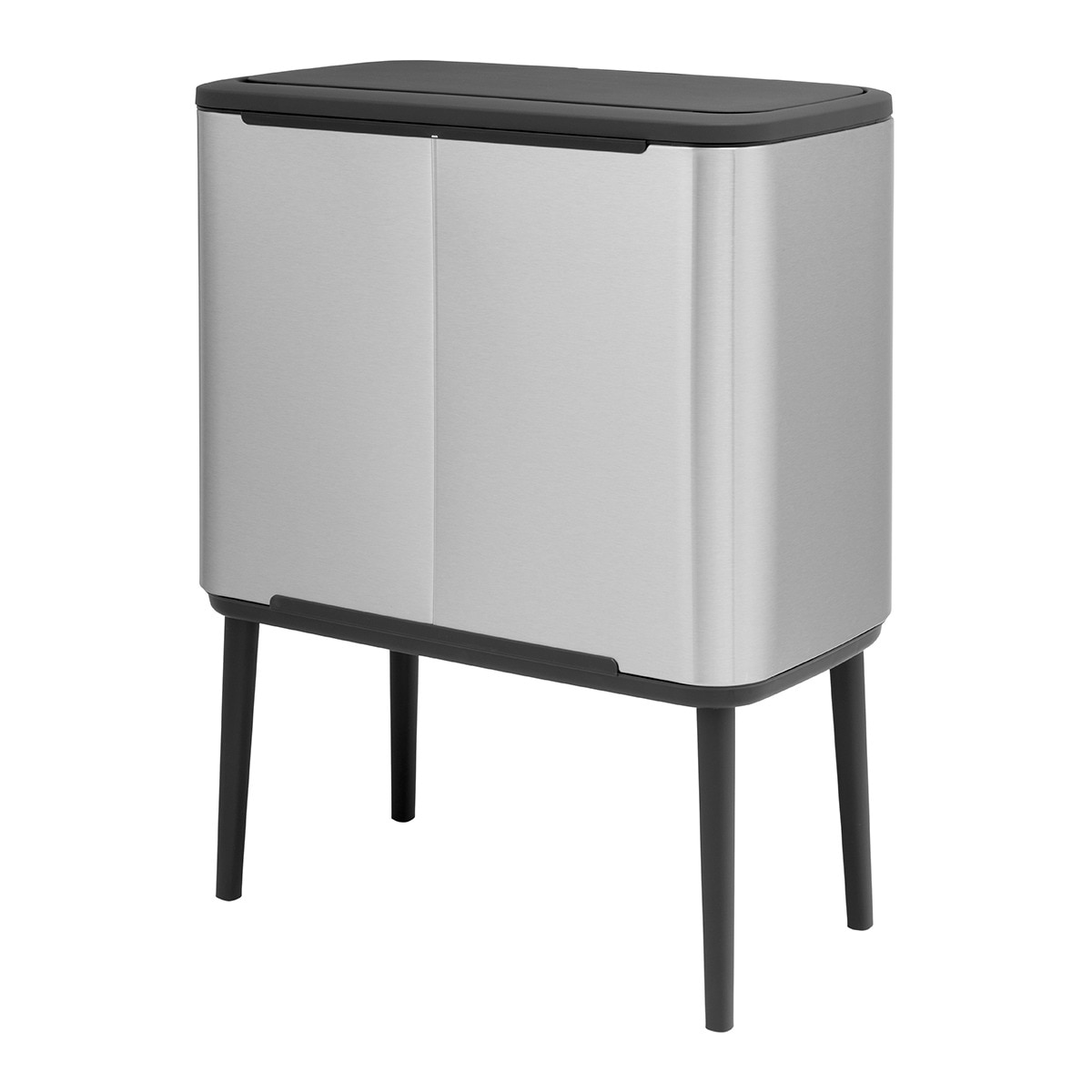Balde do Lixo para Reciclagem BO Touch Bin 3 X 11 L Aço-6
