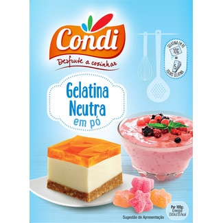 Gelatina Neutra em Pó embalagem 20 g - Condi