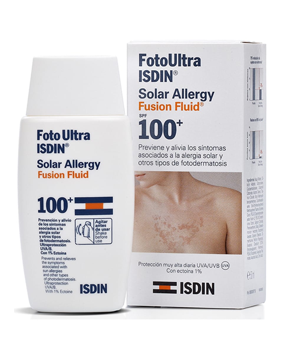 Protetor Solar Fluido Fusão Solar Allergy FotoUltra FPS 100+ Isdin 2