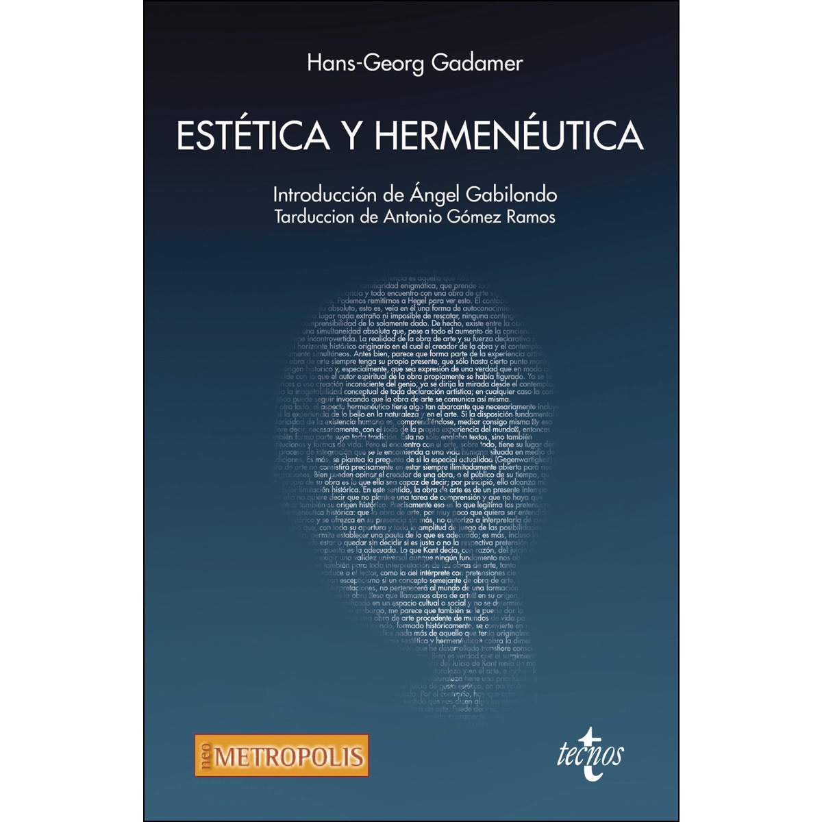 Estética y Hermenéutica (Capa mole com abas) 1