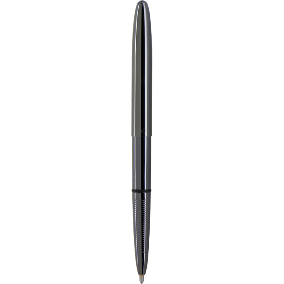 Caneta Esferográfica Bullet com Clip Fisher Titânio Preta Titânio-1