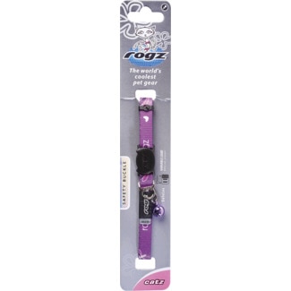 Coleira para Gato Roxo 11 mm embalagem 1 unidade - Rogz