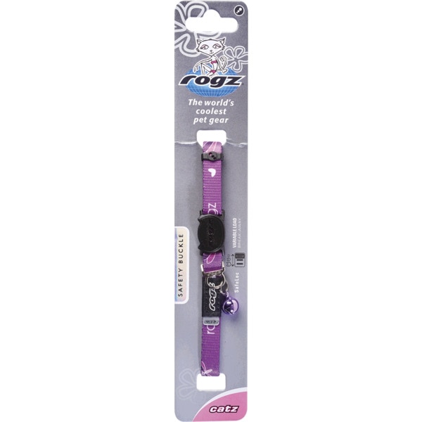 Coleira para Gato Roxo 11 mm embalagem 1 unidade